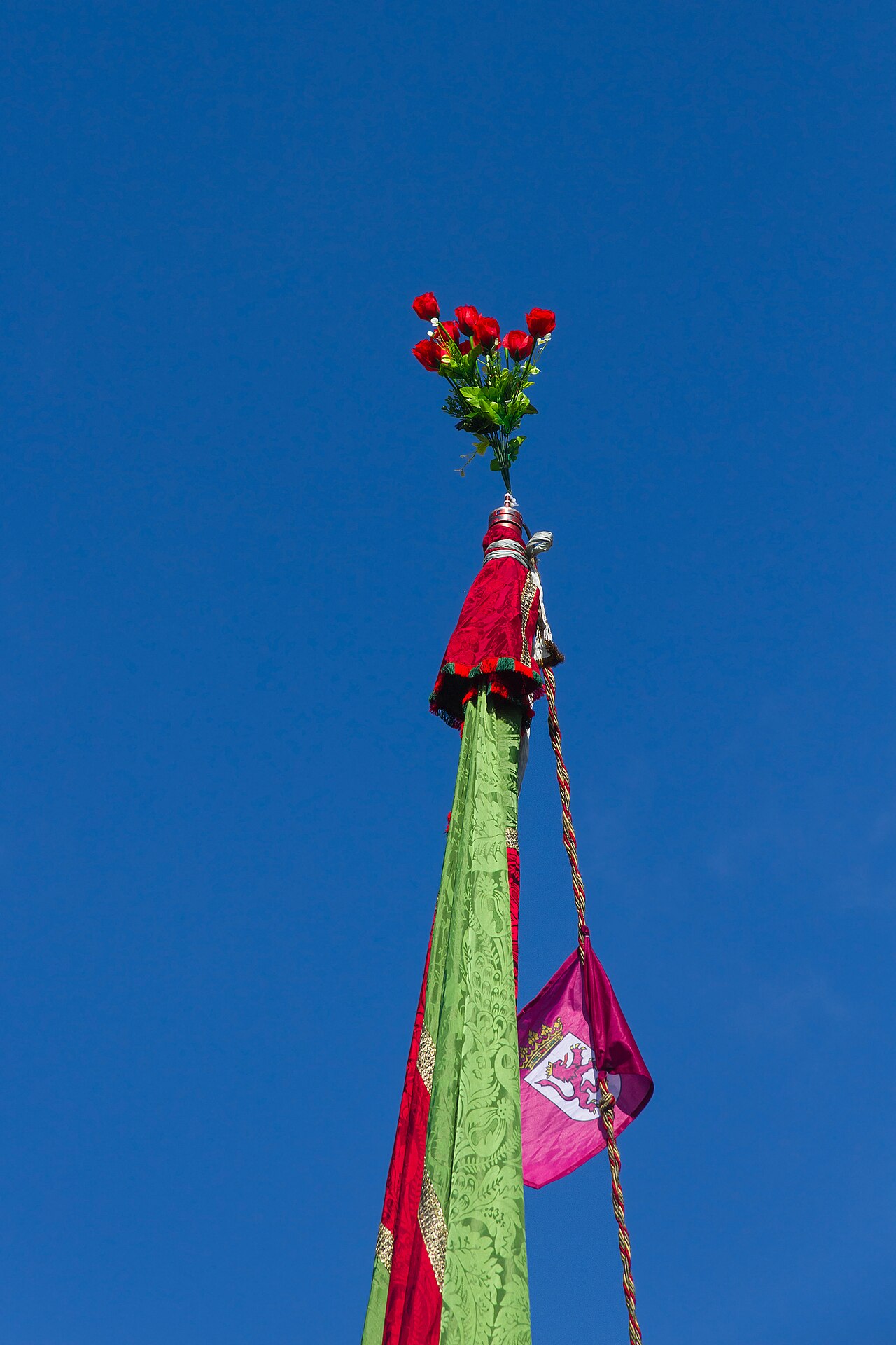 Pendón leonés, símbolo de San Froilán